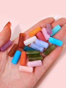 20 顆隨機顏色壓克力珠 DIY 珠寶配件 - 彩色 - 查看 2