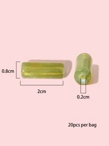 20 顆隨機顏色壓克力珠 DIY 珠寶配件 - 彩色 - 查看 3