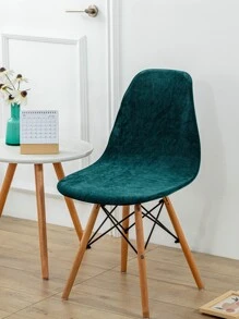 素色彈力椅套 - 綠色 - 查看 1