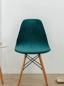 素色彈力椅套 - 綠色 - 查看 3