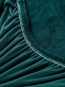 素色彈力椅套 - 綠色 - 查看 4