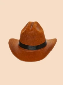 Plain Pet Hat - Brown - View 3