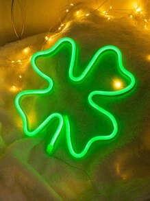 Đèn neon hình cây - màu xanh lá - Xem 2