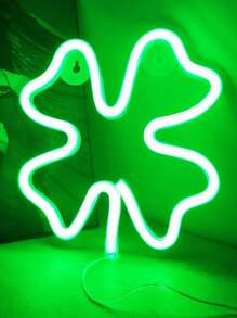 Đèn neon hình cây - màu xanh lá - Xem 4