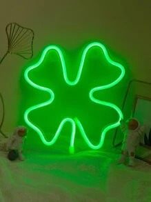 Đèn neon hình cây - màu xanh lá - Xem 6