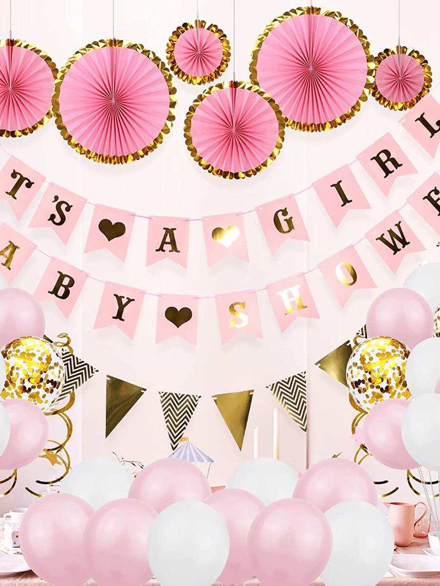 1set Baby Shower Party Decoration - Multicolor - View 1