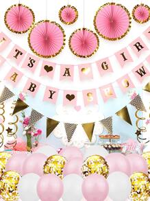 1set Baby Shower Party Decoration - Multicolor - View 2
