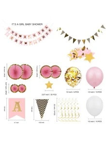 1set Baby Shower Party Decoration - Multicolor - View 3