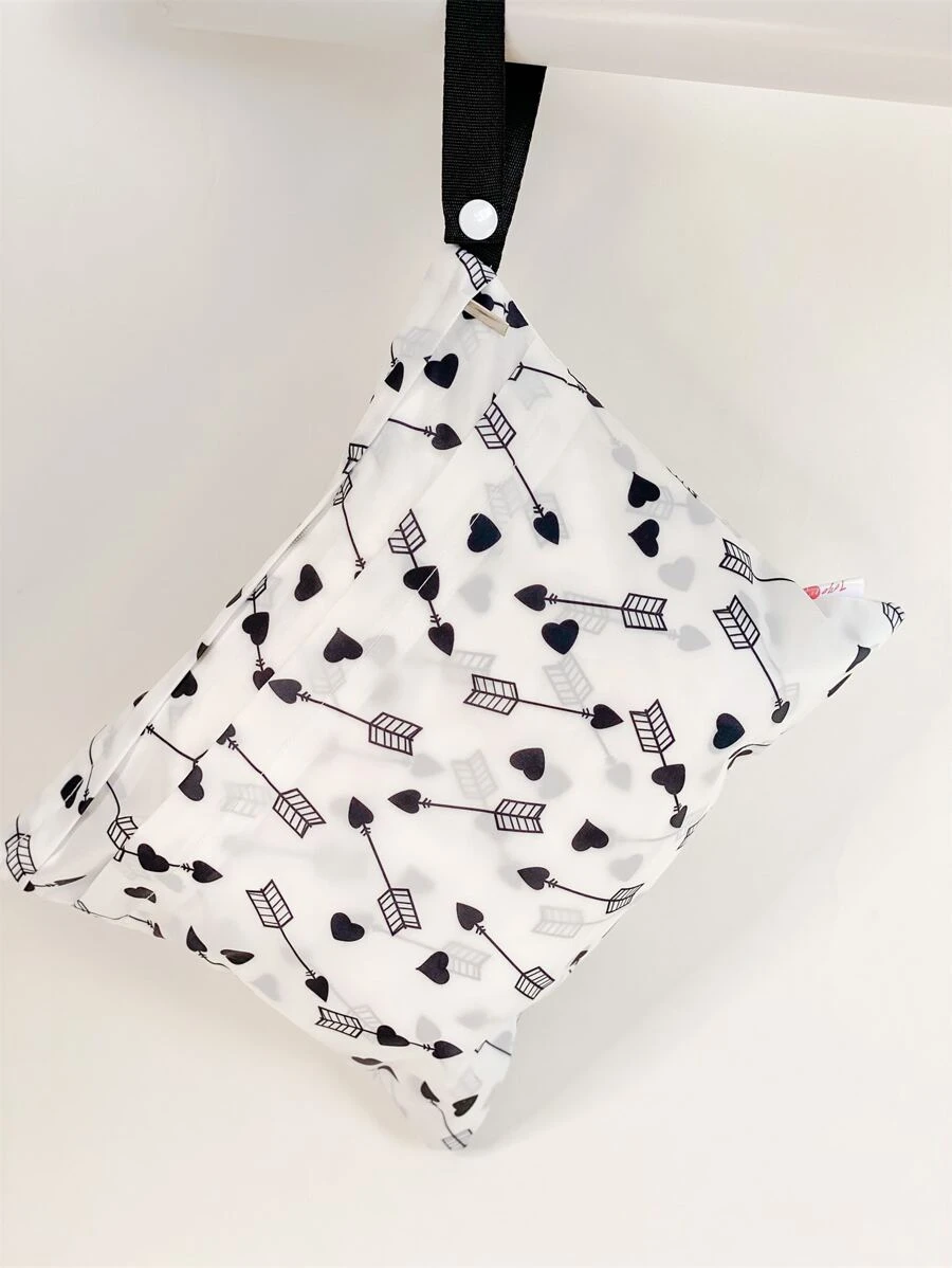 愛心圖案尿布包 - 彩色 - 查看 1