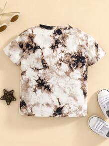 嬰兒紮染T恤 - 彩色 - 查看 2