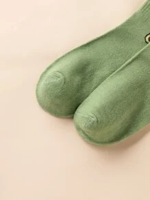 5 双水果条纹印花中筒袜 - 彩色 - 查看 4