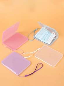 1pc Random Color Face Cover Storage Box - Multicolor - View 5