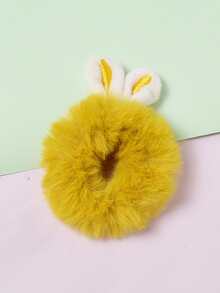 女孩5入組耳朵設計髮圈 - 彩色 - 查看 3