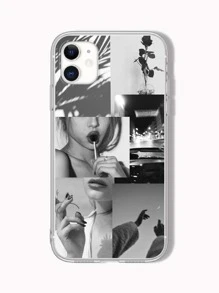 Aesthetic Collage Phone Case - Multicolor - View 1