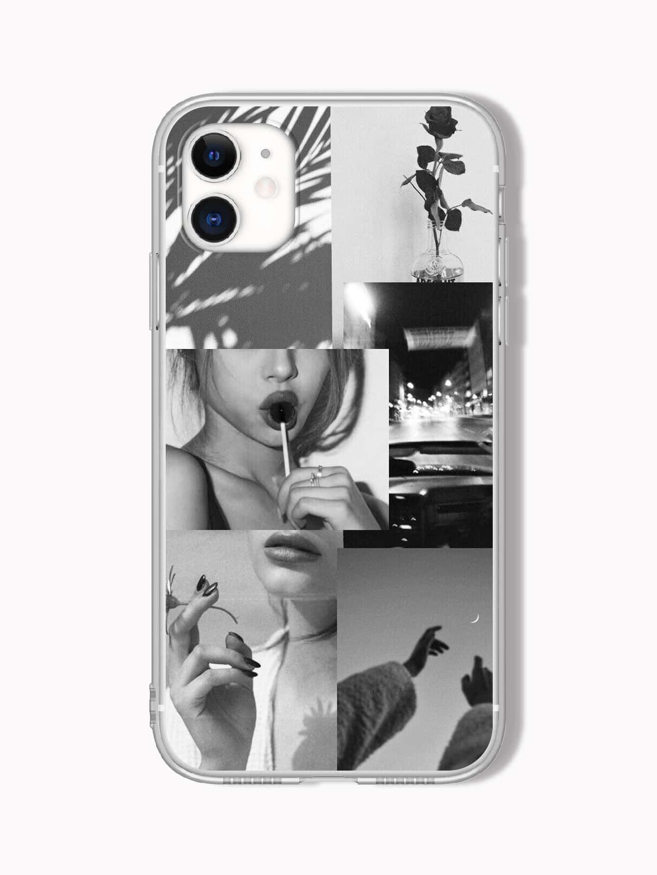 Aesthetic Collage Phone Case - Multicolor - View 1