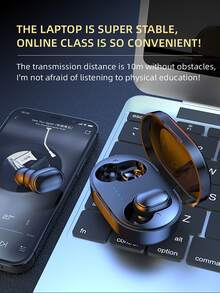 Auriculares verdadero estéreo inalámbrico - Negro - Ver 3