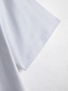 INAWLY Áo thun nữ Ô tô/xe hơi Lá thư Giải trí - trắng - Xem 5