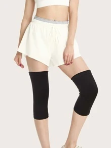 2 miếng đệm đầu gối thể thao - màu đen - Xem 1