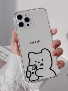 Hộp đựng điện thoại trong suốt mô hình hoạt hình - Trong sáng - Xem 1