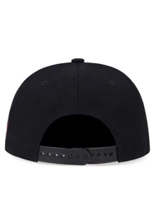 Gorra de béisbol para hombre con lengua fuera - Negro - Ver 2