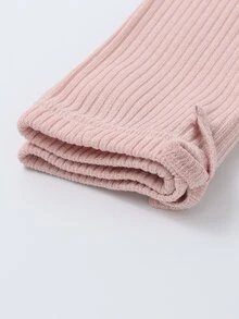 Toddler Girls Ruffle Trim Tee & Bow Front Leggings - Pink - View 3