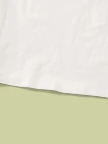 SHEIN Girls Letter Graphic Tee - White - View 4