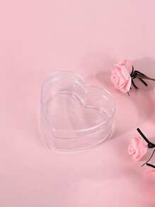 1入組心形首飾收納盒 - 無色 - 查看 1