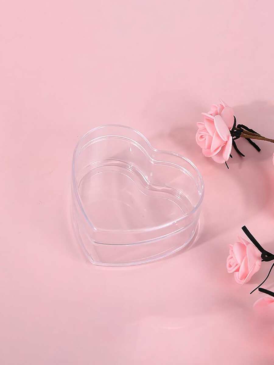 1入組心形首飾收納盒 - 無色 - 查看 1
