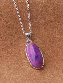 Vòng cổ hình bầu dục - Nhiều màu - Xem 2