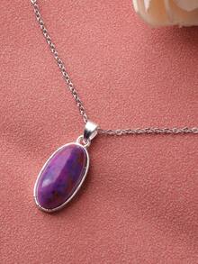 Vòng cổ hình bầu dục - Nhiều màu - Xem 4