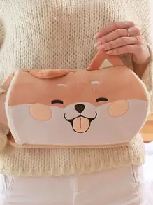 1pc Cartoon Waist Strap & 1pc Hot Water Bag & 1pc Random Cover, Cartoon Animal Design Hand Warmer Set For Household,Women Valentine Gift Birthday Boyfriend Girlfriend