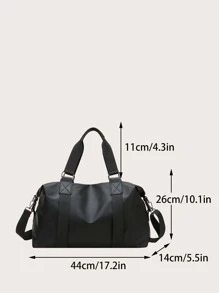 Túi du lịch nam dung tích lớn | - màu đen - Xem 3