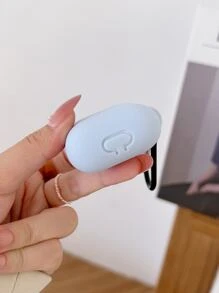 Funda simple compatible con AirPods de Apple - Azul - Ver 4
