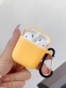 Vỏ trơn tương thích với AirPods - Màu vàng - Xem 3