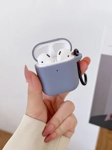素色耳機殼適用於Airpods - 淺灰紫 - 查看 1