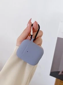 素色耳機殼適用於Airpods - 淺灰紫 - 查看 2