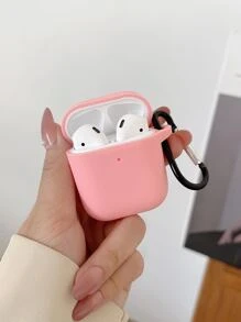 Vỏ trơn tương thích với Airpods - Hồng - Xem 1