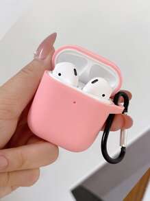Vỏ trơn tương thích với Airpods - Hồng - Xem 4