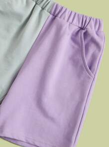 SHEIN Bộ thời trang bé trai Túi Lá thư Giải trí - Nhiều màu - Xem 3