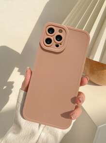 1 Ốp lưng điện thoại GUCADI Retro Minimalist màu trơn, tương thích với Apple iPhone Series 16/15/14/13/12/11 - Hồng - Xem 13