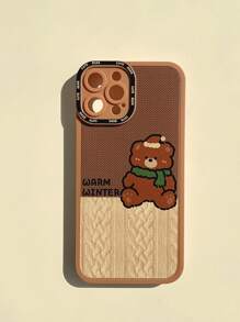 Hộp đựng điện thoại di động gấu hoạt hình - Nhiều màu - Xem 4