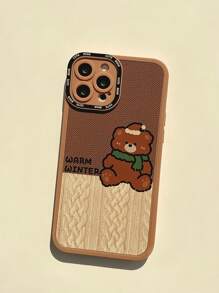 Hộp đựng điện thoại di động gấu hoạt hình - Nhiều màu - Xem 6