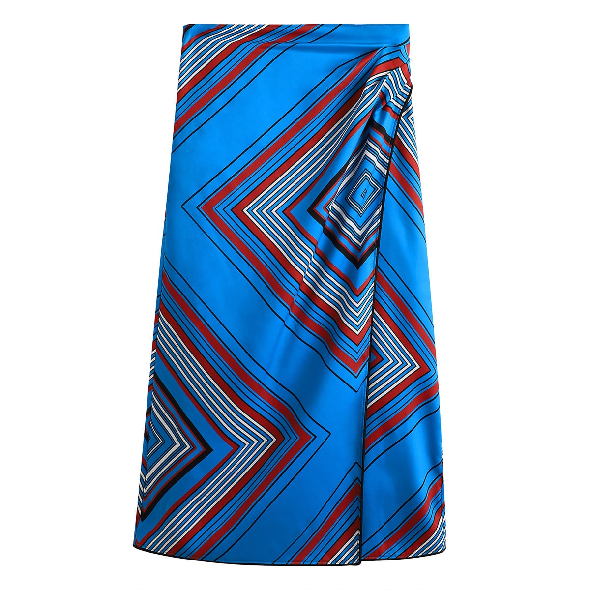 SCARF PRINT WRAP SKIRT｜Motf