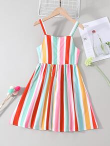 Đầm Gái Sọc Boho - Nhiều màu - Xem 2