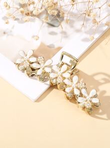 仿珍珠花饰发爪优雅爪夹发夹发夹发颚夹发夹发夹发夹