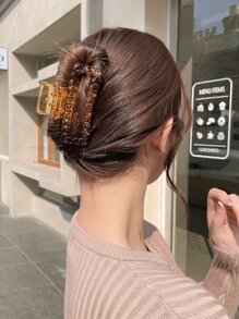 Ombre Geometric Hair Claw - Ombre - Xem 2