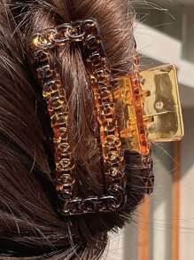 Ombre Geometric Hair Claw - Ombre - Xem 3