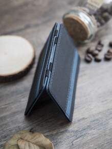 New Arrival Unisex Magic Wallet Vertical Card Holders Short Style Wallets Fashionable Coin Purse For Men & Women - Blue - View 2