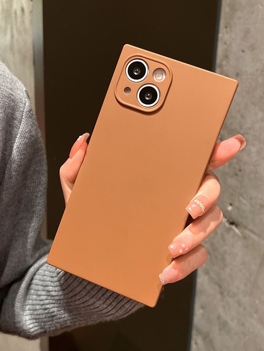 素色手機殼 - 棕色 - 查看 1