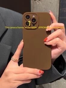 Plain Phone Case - Brown - View 5